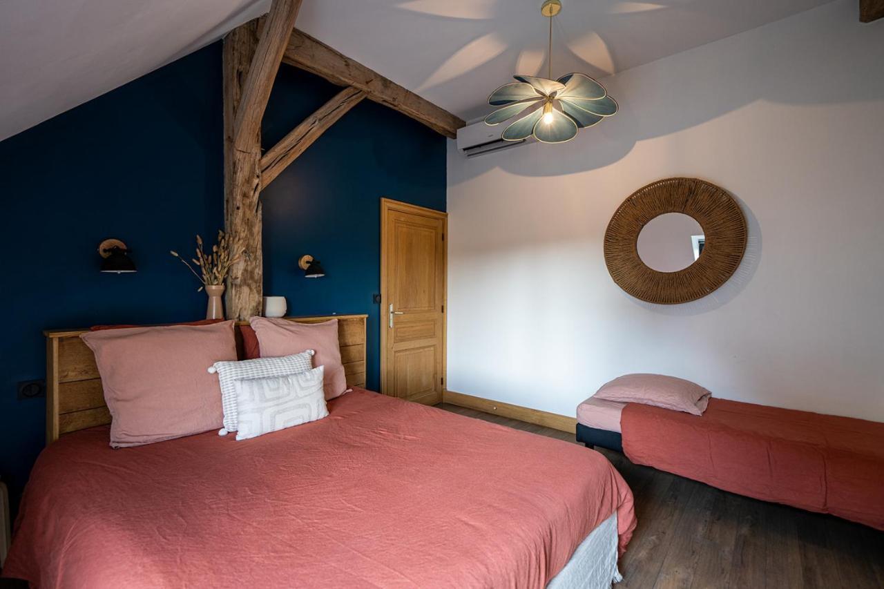 La Grange De Leonie, Chambres D'Hotes Avec Piscine Et Spa Méry-sur-Cher エクステリア 写真